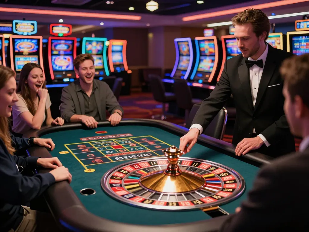 Exciting roulette gameplay at 88CLUB casino, players engaged in betting and anticipation.