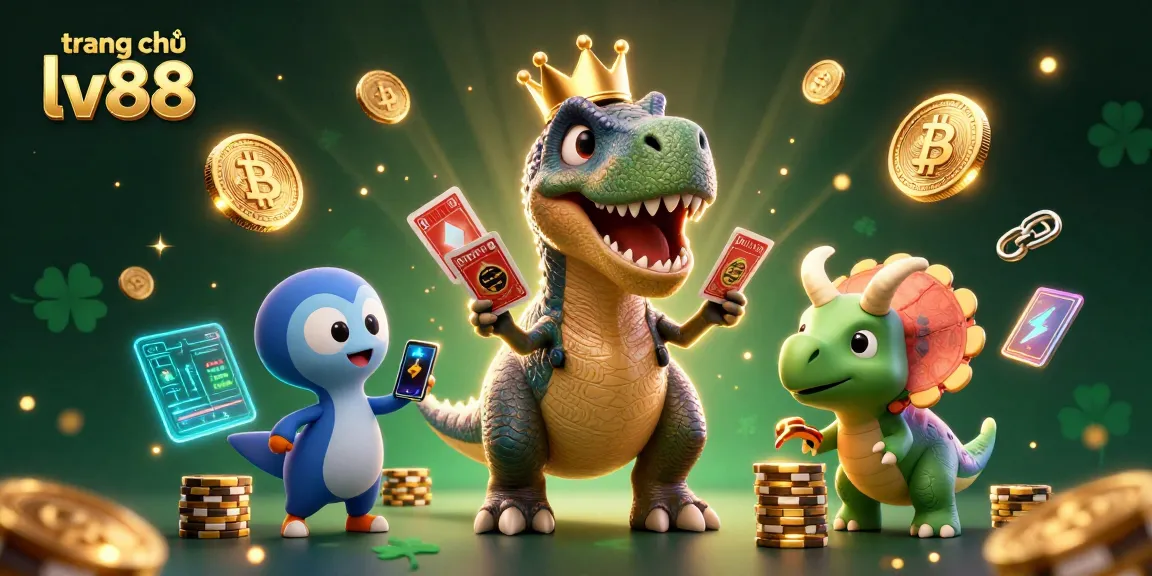 Engage with exhilarating gaming at trang chủ lv88 featuring vibrant dinosaurs and crypto elements!