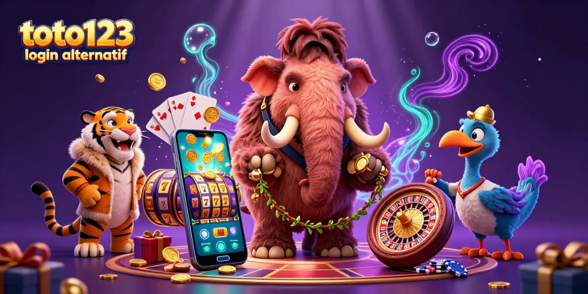 Toto123 login alternatif: Engage in thrilling casino entertainment with rich 3D characters and dynamic game elements.