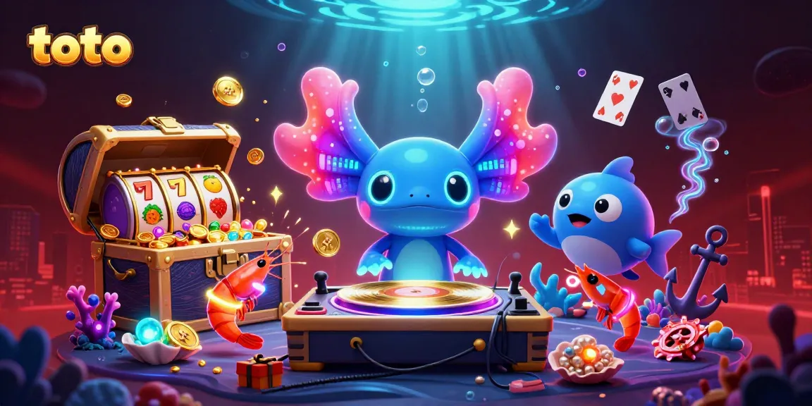 Menggoda pemain toto dengan DJ axolotl neon di kasino bawah laut yang penuh harta karun.