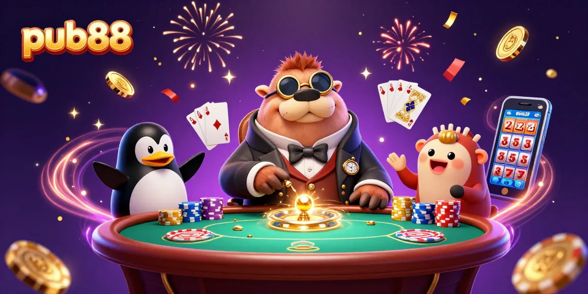 Experience thrilling games at pub88 with dynamic casino action featuring dazzling characters and giant prizes.