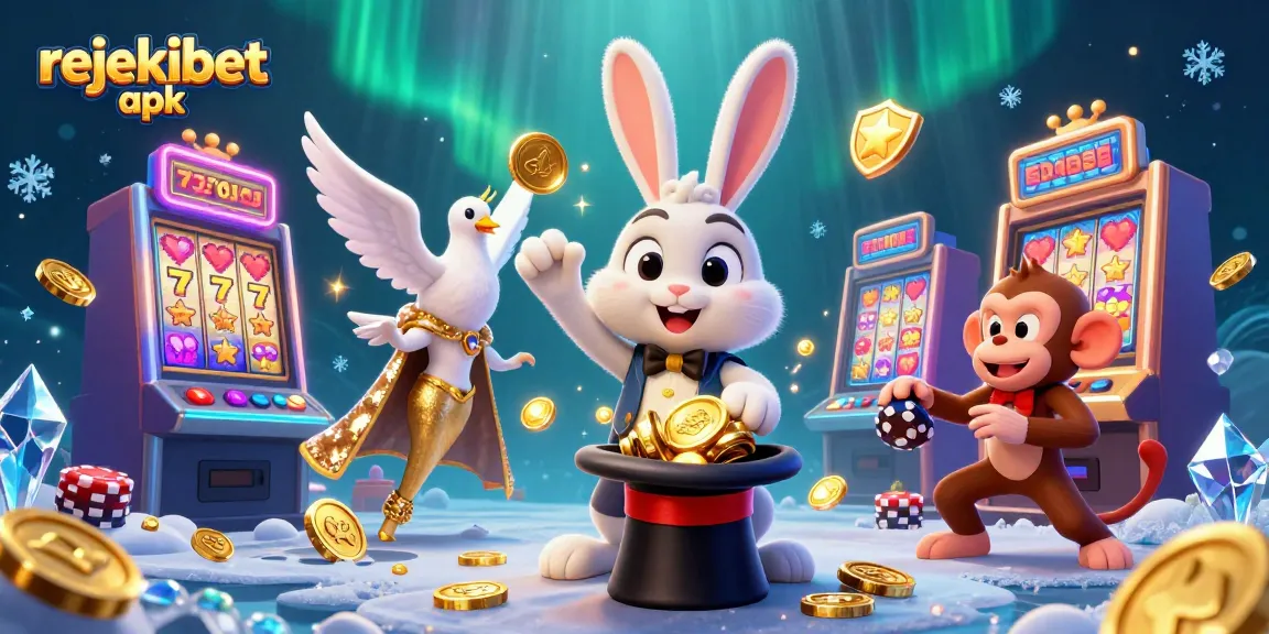 Play thrilling games with rejekibet apk offering colorful slot machines and magical characters.