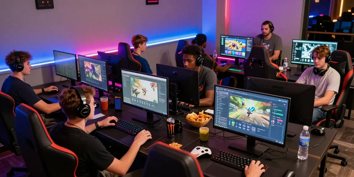 Engaging gaming scene showcasing friends using CIKA4D platform.