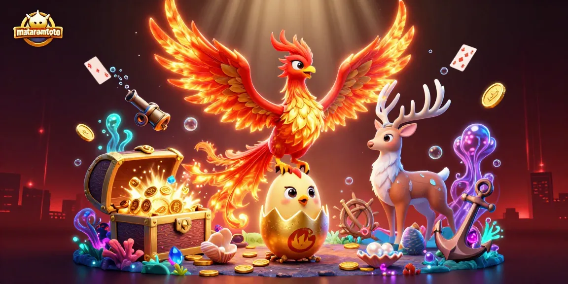 Mataramtoto menghadirkan momen kemenangan dengan ayam phoenix dan rekan lainnya dalam permainan kasino yang menarik.