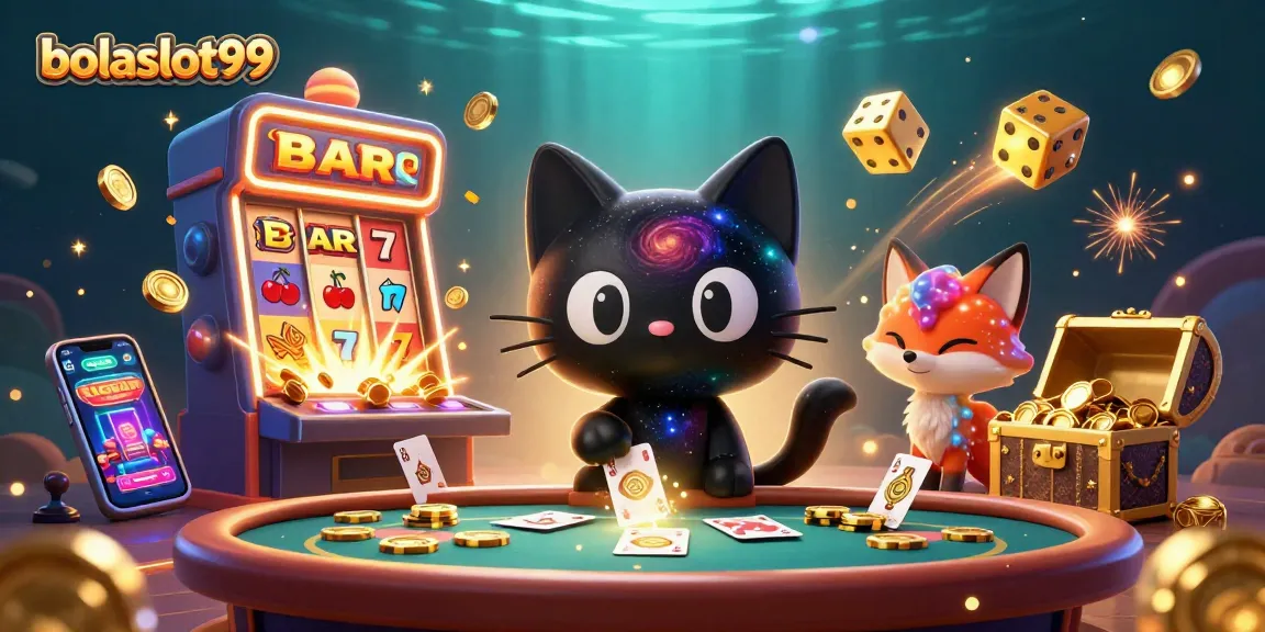 Experience the exciting cosmic gaming world with bolaslot99's captivating characters and jackpot elements.