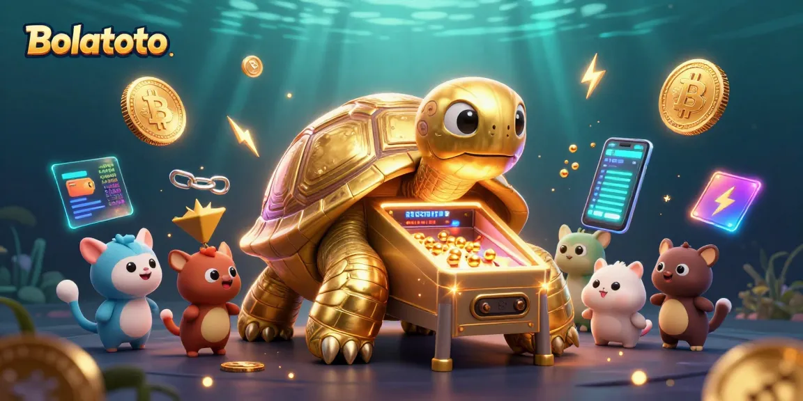 Bolatoto's colossal tortoise invites players to enjoy a pinball experience with crypto rewards.