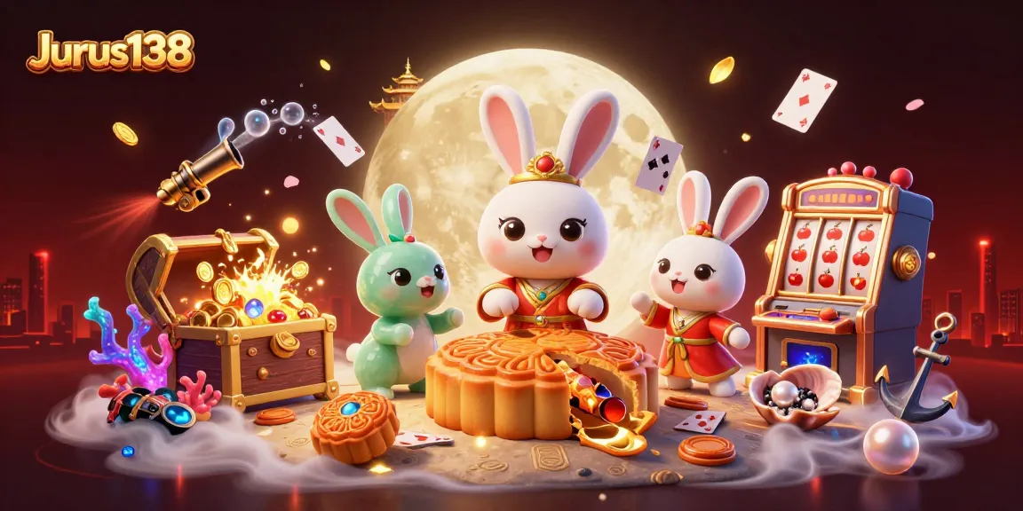 Experience thrilling gameplay at Jurus138 with vibrant moon rabbits and treasure-filled slot adventures.