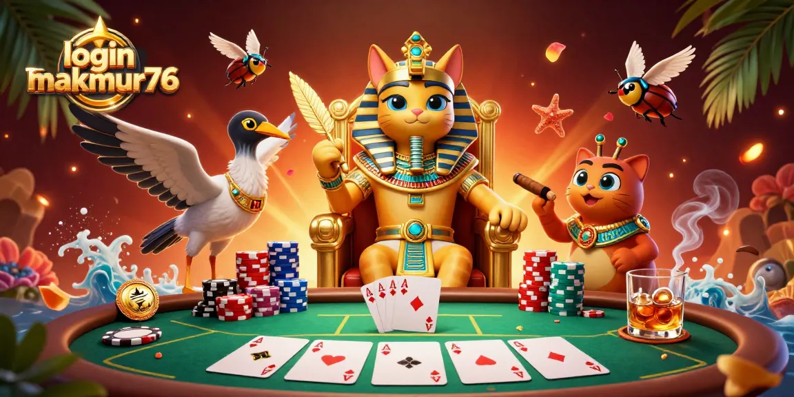 Play and win at login makmur76 with vibrant casino elements in a cinematic gaming scene.
